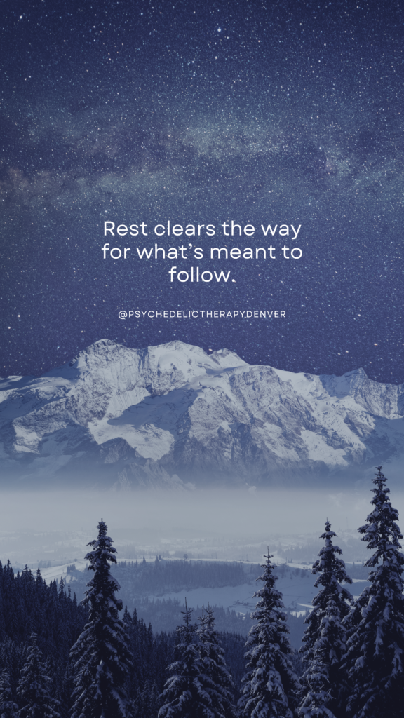 Rest clears the way for what’s meant to follow.