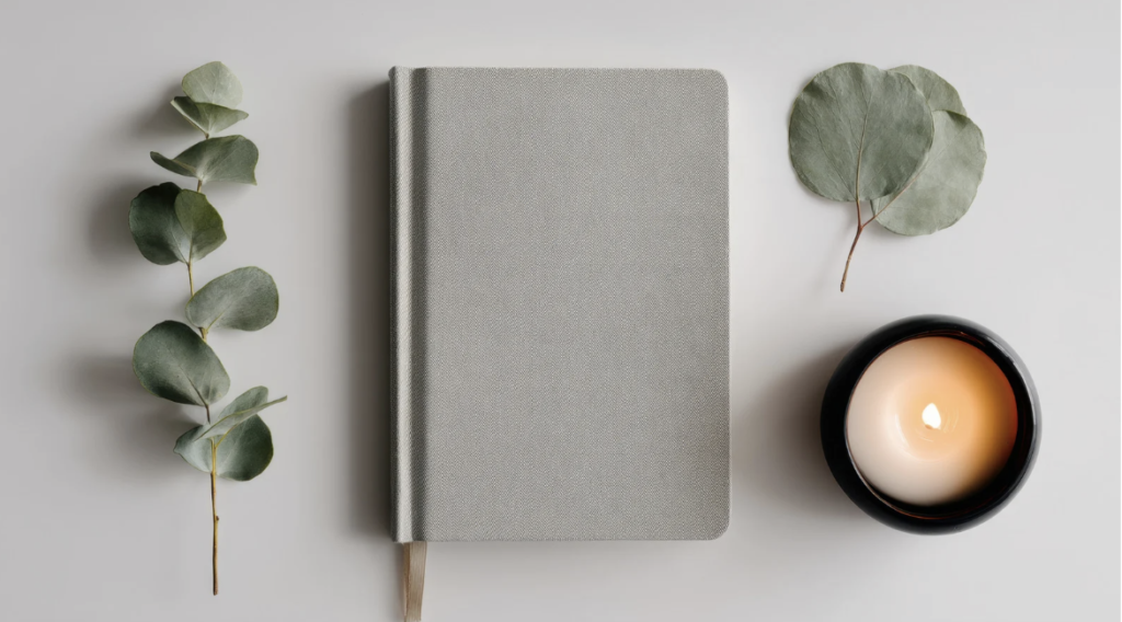 Quiet writing space for personal reflection. 